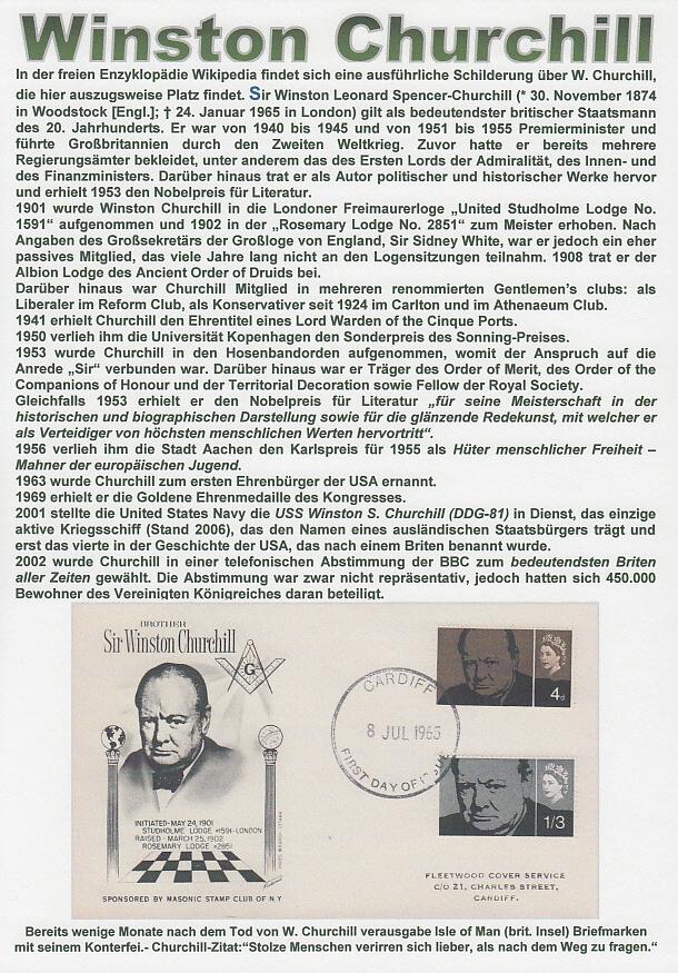 Freimaurer-Brief Masonic Stamp Club