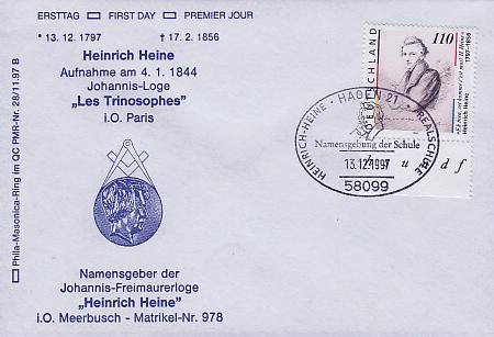 Namensgeber Freimaurerloge SST Hagen 1997